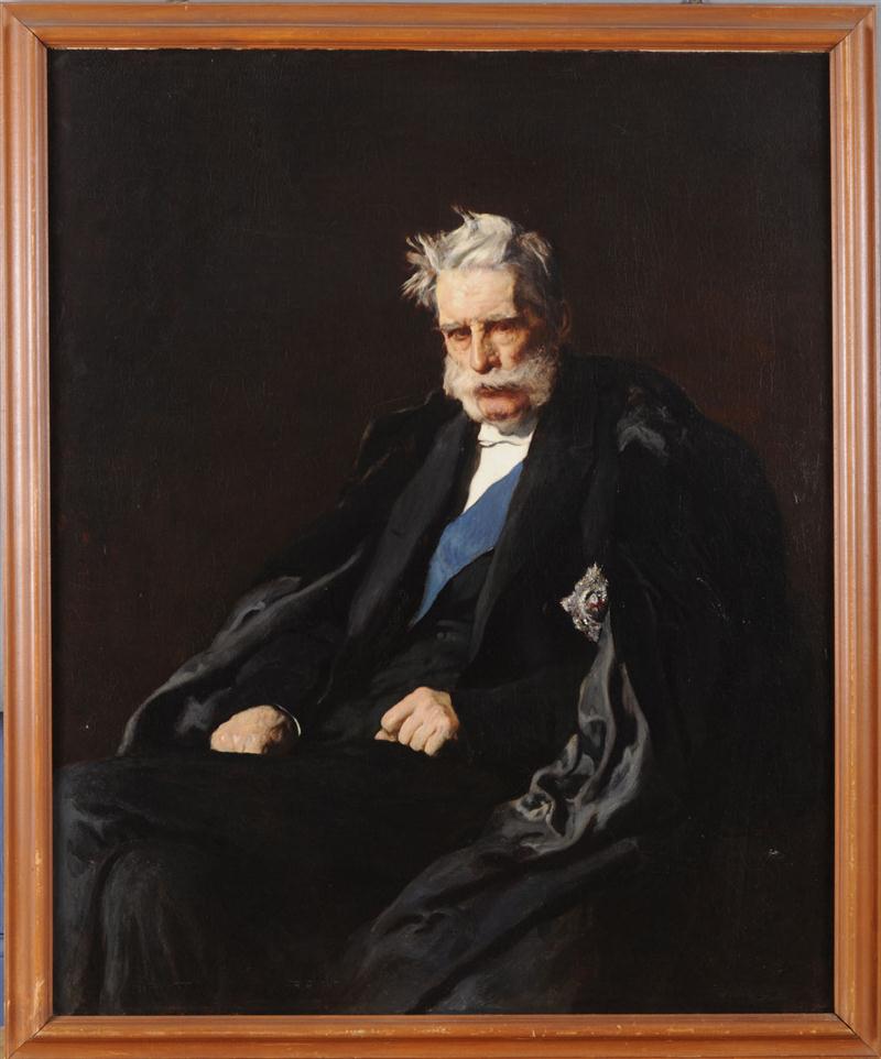 FRANK HOLL (1845-1888): PORTRAIT OF