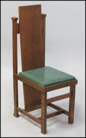 FRANK LLOYD WRIGHT SIDE CHAIR.