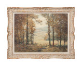 FRANK LOVEN, 20TH C. LANDSCAPE