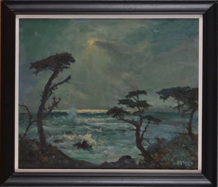 FRANK M. MOORE (1877-1967): MOONLIT