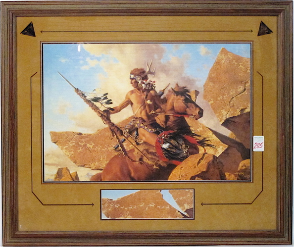 FRANK MC CARTHY COLOR LITHOGRAPH