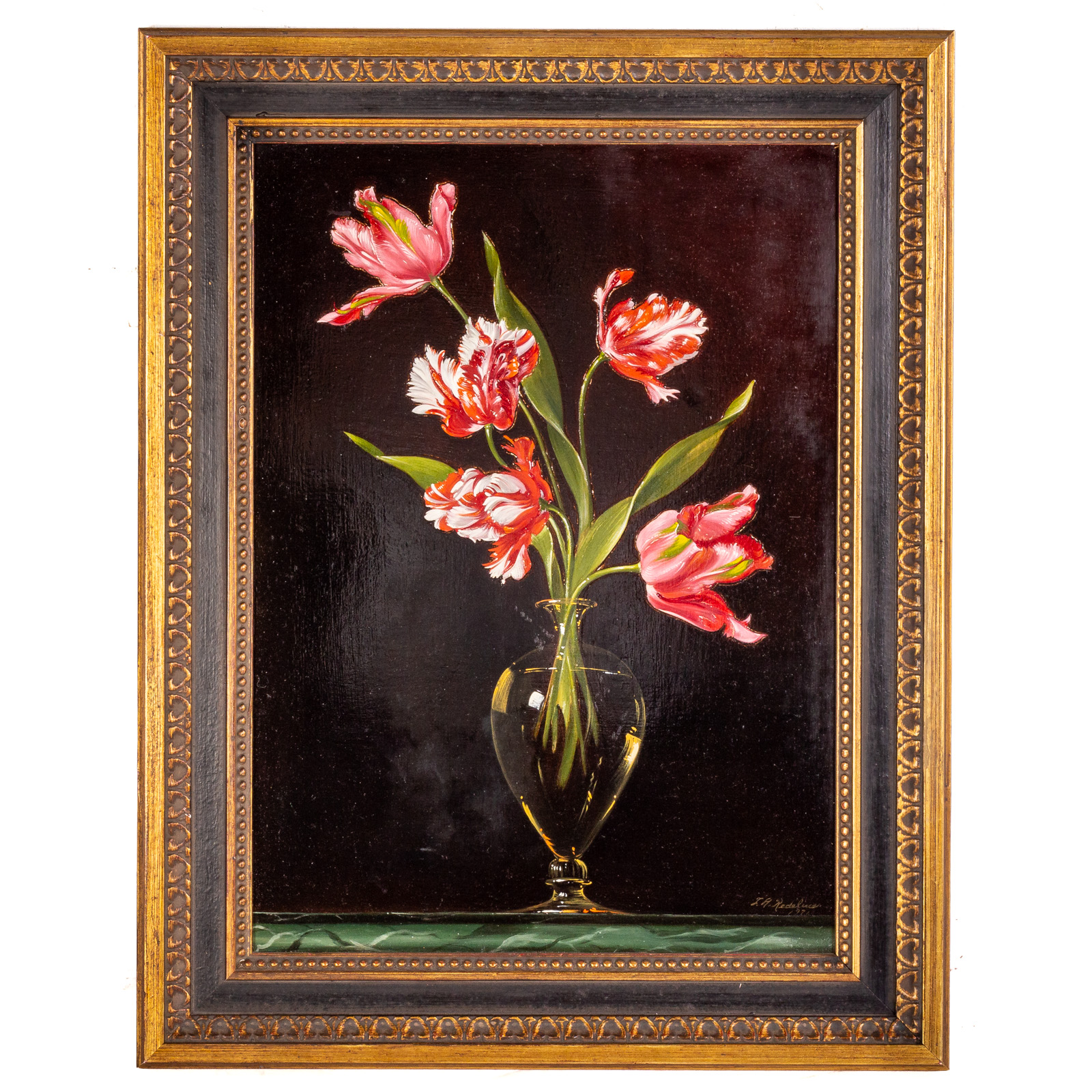 FRANK REDELIUS. FLORAL STILL