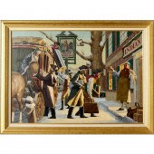 FRANK REILLY, OIL ON CANVAS, C