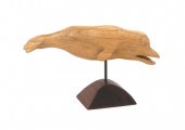 FRANK S. FINNEY CARVED WOODEN