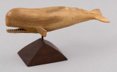 FRANK S. FINNEY CARVED WOODEN