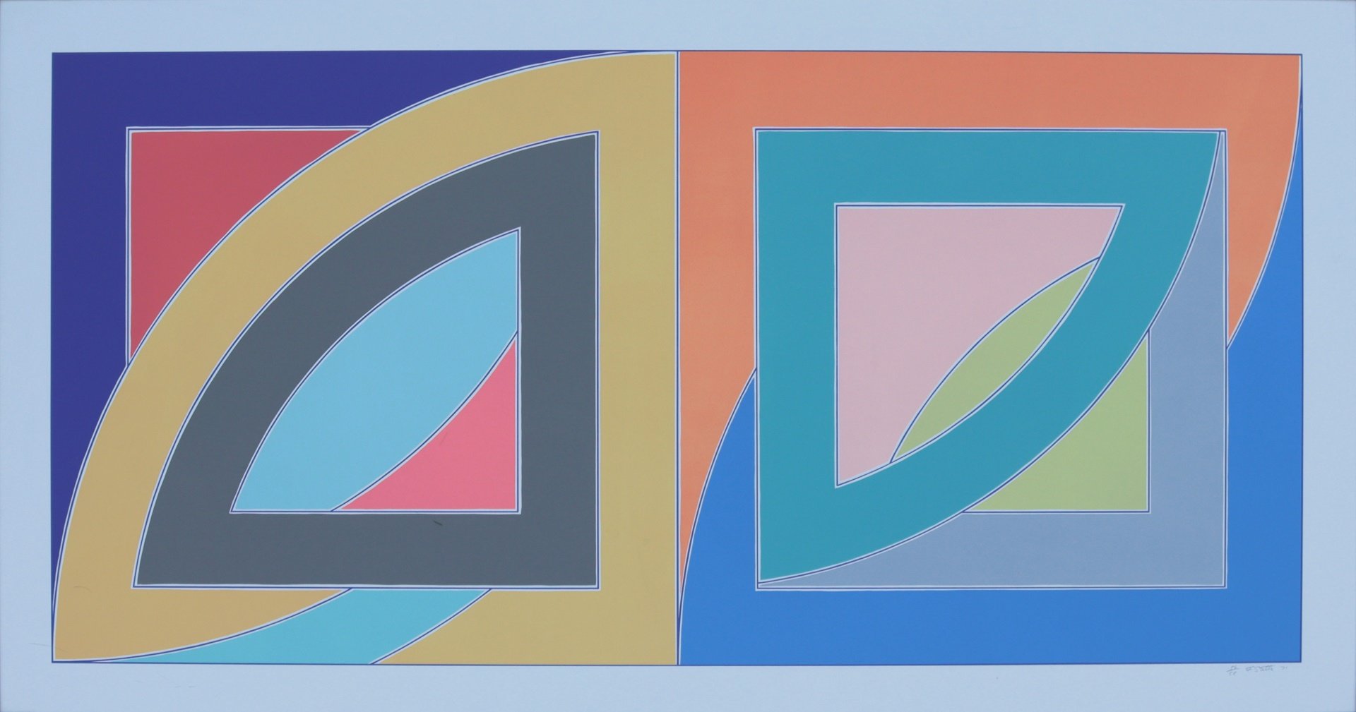 FRANK STELLA (AMERICAN, B.1936).