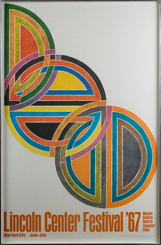 FRANK STELLA "LINCOLN CENTER