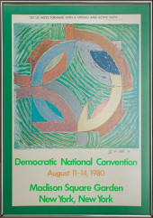 FRANK STELLA SIGNED DEMOCRATIC