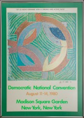 FRANK STELLA SIGNED DEMOCRATIC