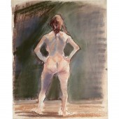 FRANK STOUT, PASTEL, EX WOLF K