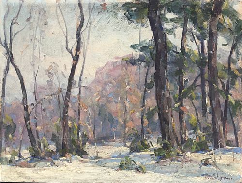 FRANK SWIFT CHASE OIL ON CANVAS