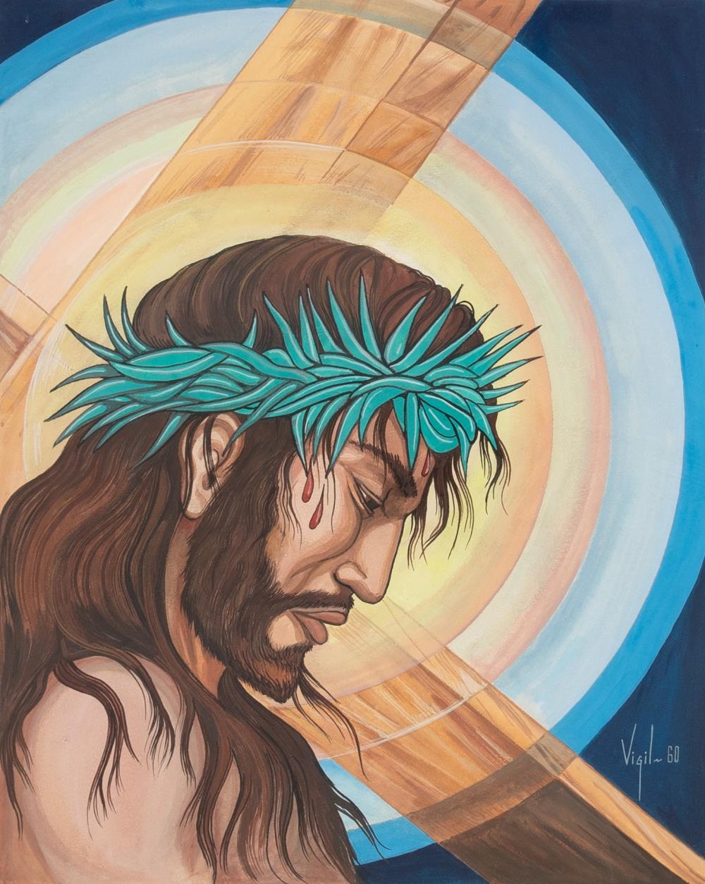 FRANK VIGIL, CHRIST CARRYING THE