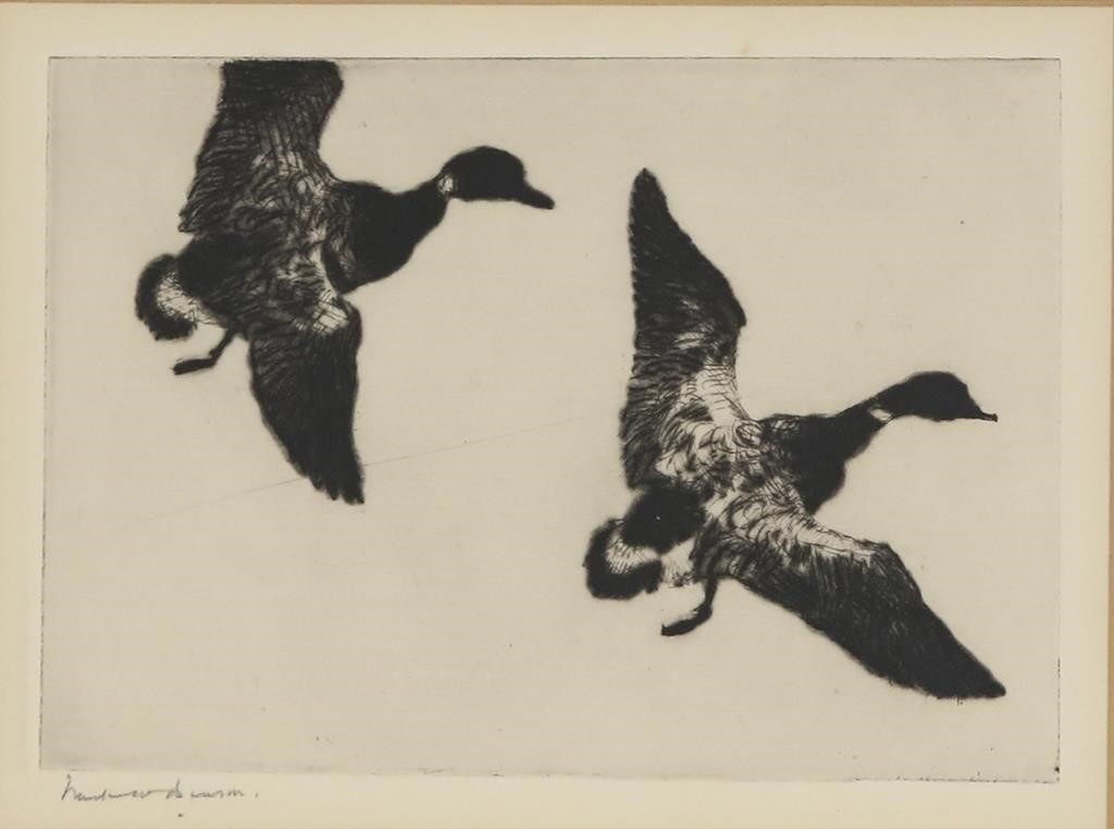 FRANK W. BENSON (1862-1951)Flying