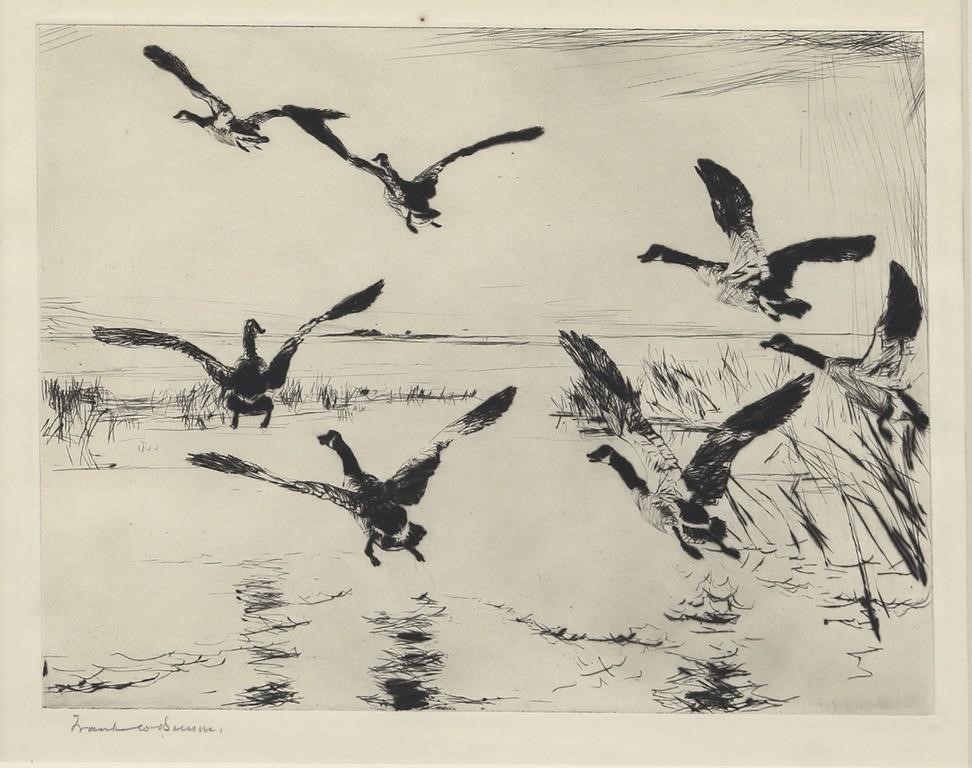 FRANK W. BENSON (1862-1951)Rising