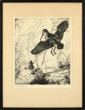 FRANK W BENSON ETCHING, WOODCO
