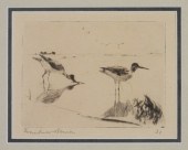 FRANK W. BENSON SHORE BIRD ETC