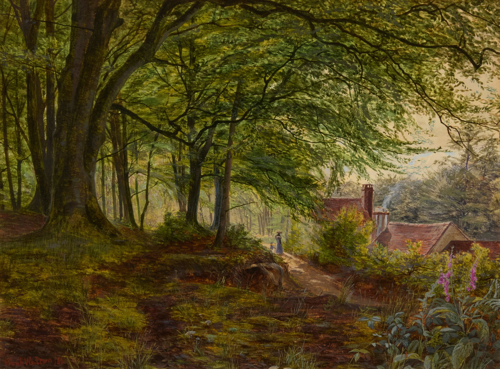 FRANK WALTON (1840-1928), FIGURES