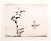 Frank Weston Benson etching (N