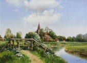 Frank Wootton (1911-1998) oil