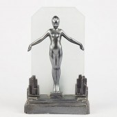 FRANKART ART DECO FEMALE NUDE