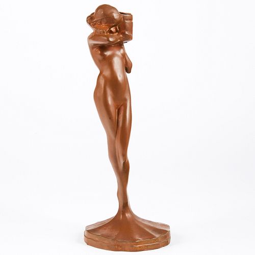 FRANKART ART DECO METAL NUDE