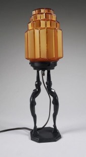 FRANKART FIGURAL NUDE TABLE LA
