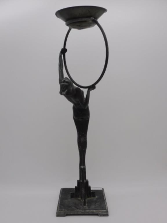 FRANKART SIGNED ART DECO SMOKING