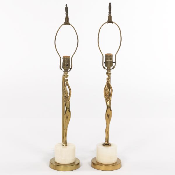FRANKART STYLE ART DECO LAMPS 28" x
