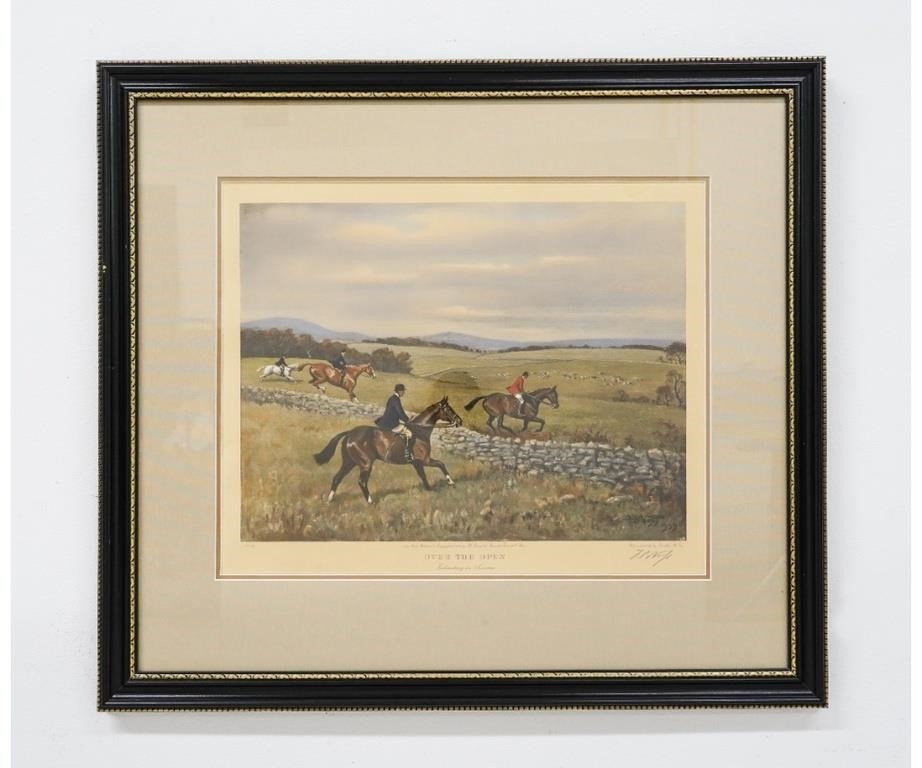 Franklin B. Voss framed and