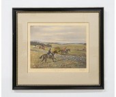 Franklin B. Voss framed and ma