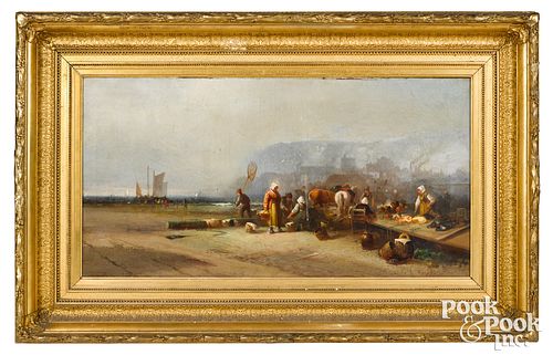 FRANKLIN BRISCOE OIL ON CANVAS OF A