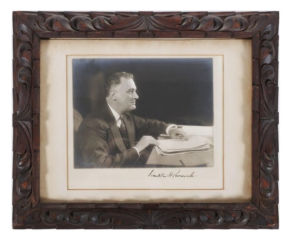 FRANKLIN D ROOSEVELT SIGNED