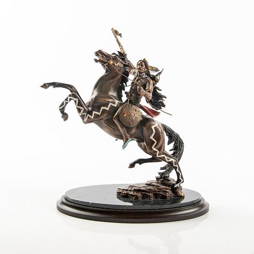 FRANKLIN MINT BRONZE FIGURE,