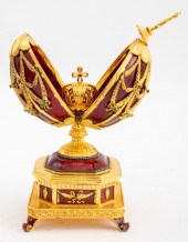 FRANKLIN MINT FABERGE SILVER &