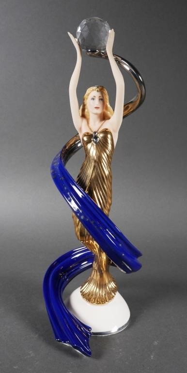FRANKLIN MINT GALAXY IN GOLD