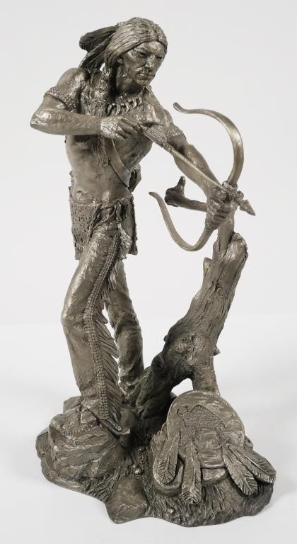 FRANKLIN MINT PEWTER SCULPTURE