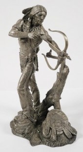 FRANKLIN MINT PEWTER SCULPTURE