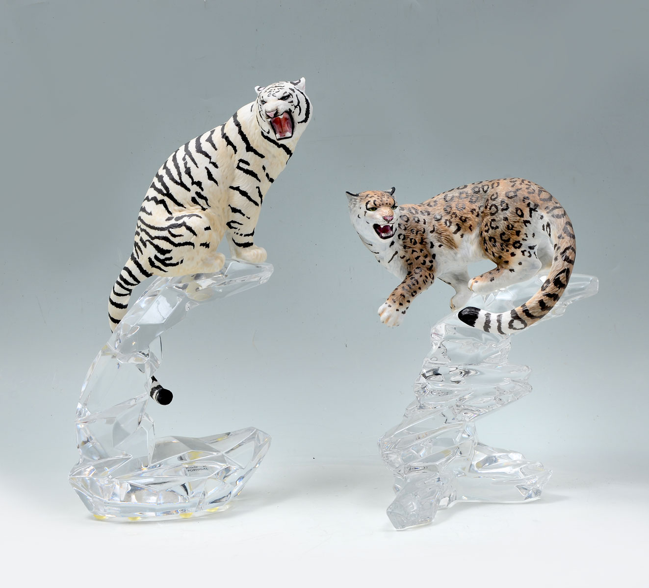 FRANKLIN MINT PORCELAIN WHITE TIGER