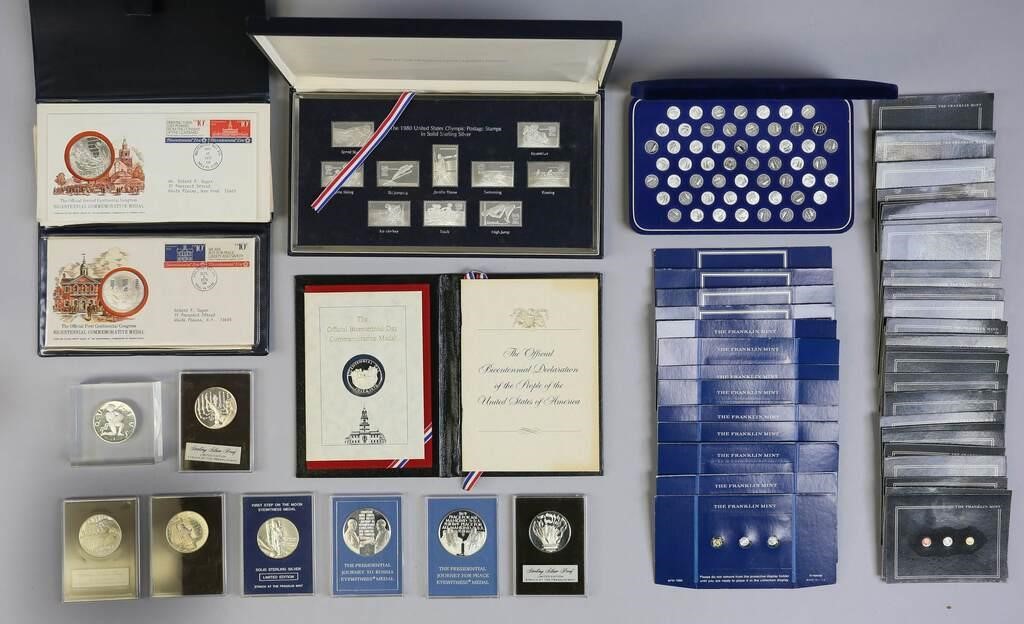 FRANKLIN MINT SILVER COINS