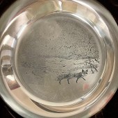 FRANKLIN MINT WYETH WINTER FOX