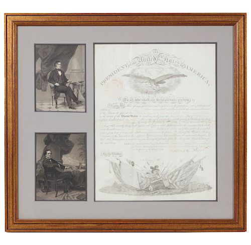 FRANKLIN PIERCE 1854 MILITARY