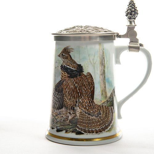 FRANKLIN PORCELAIN RUFFED GROUSE