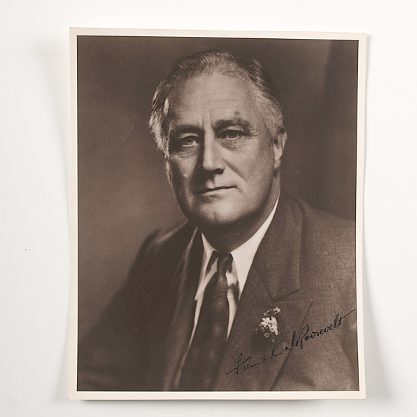 Franklin Roosevelt Signed