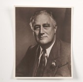 Franklin Roosevelt Signed Phot