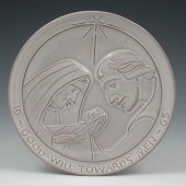 Frankoma Christmas plate from