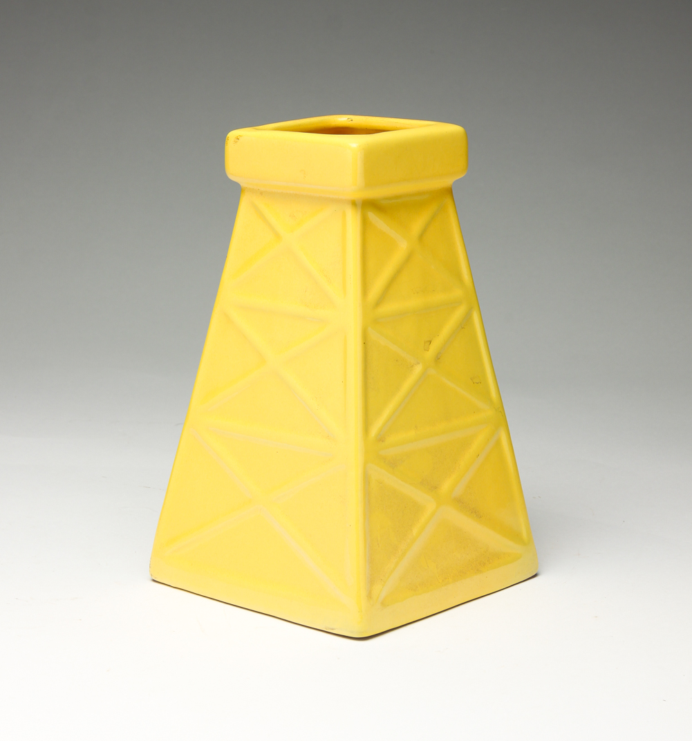 FRANKOMA OIL DERRICK VASE.
