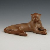 Frankoma reclining panther. Ma