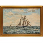 FRANTZ LANDT, MARITIME PAINTIN