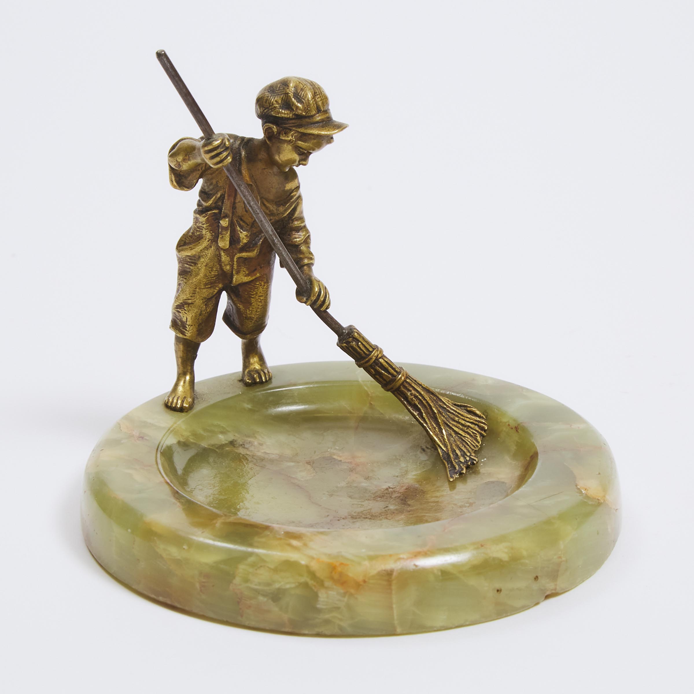 Franz Bergman Bronze Mounted Onyx
