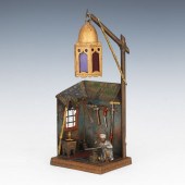 FRANZ BERGMAN STYLE METAL LAMP